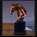 Horse Bust Award. 9"h x 4.5"w